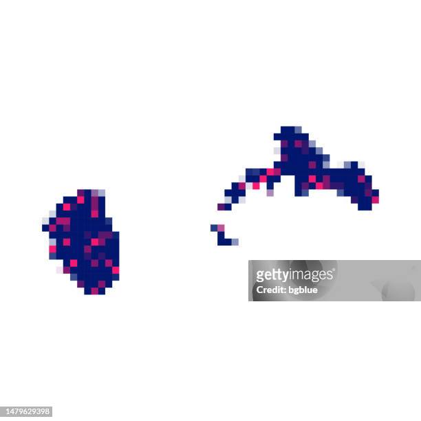 juan fernandez islands map in pixels on white background - san juan bautista 幅插畫檔、美工圖案、卡通及圖標