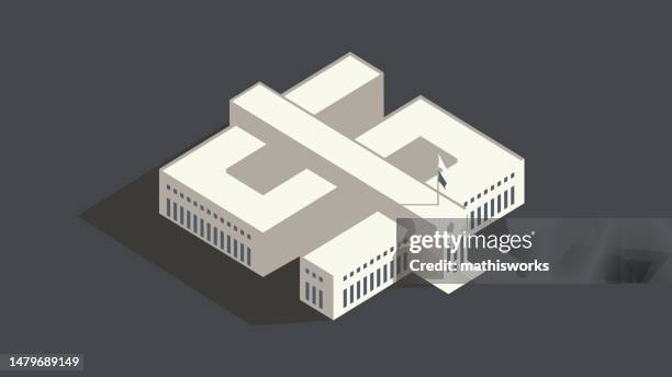 stockillustraties, clipart, cartoons en iconen met federal reserve dollar sign - monetair-beleid