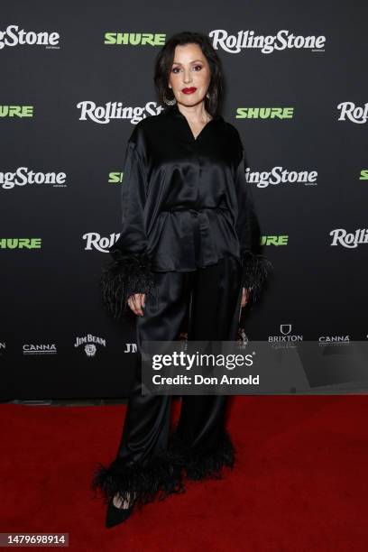 Tina Arena attends the 2023 Shure Rolling Stone Australia Awards on April 04, 2023 in Sydney, Australia.