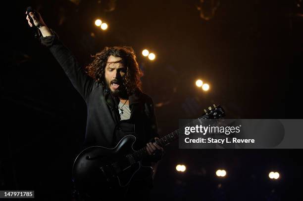Chris Cornell of Soundgarden performs as part of the 2011 Voodoo Music Experience at City Park October 28, 2011 in New Orleans, Louisiana.