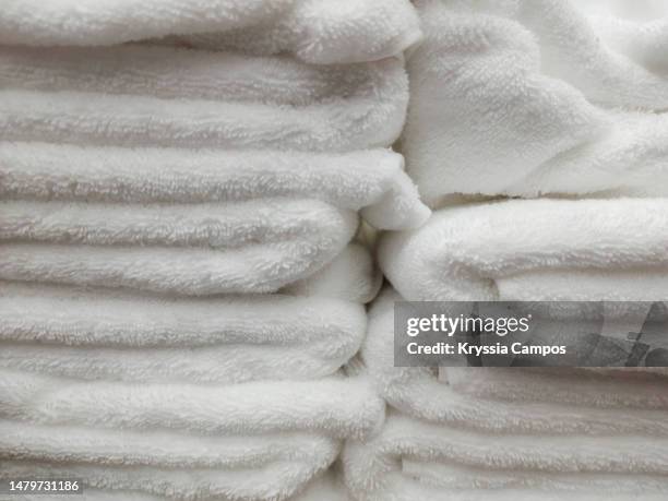 stack of white towels - mens fashion wallpaper foto e immagini stock