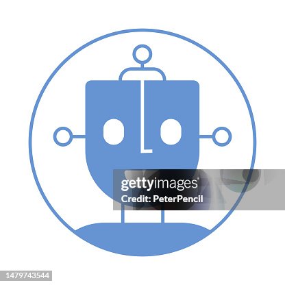 Robot Artificial Intelligence Avatar Icon. Profile Diverse Bot Face for Chatbot and Social Network. Character. Vector Stock Illustration Robot Artificial Intelligence Avatar Icon. Profile Diverse Bot Face for Chatbot and Social Network. Character. Vector Stock Illustration