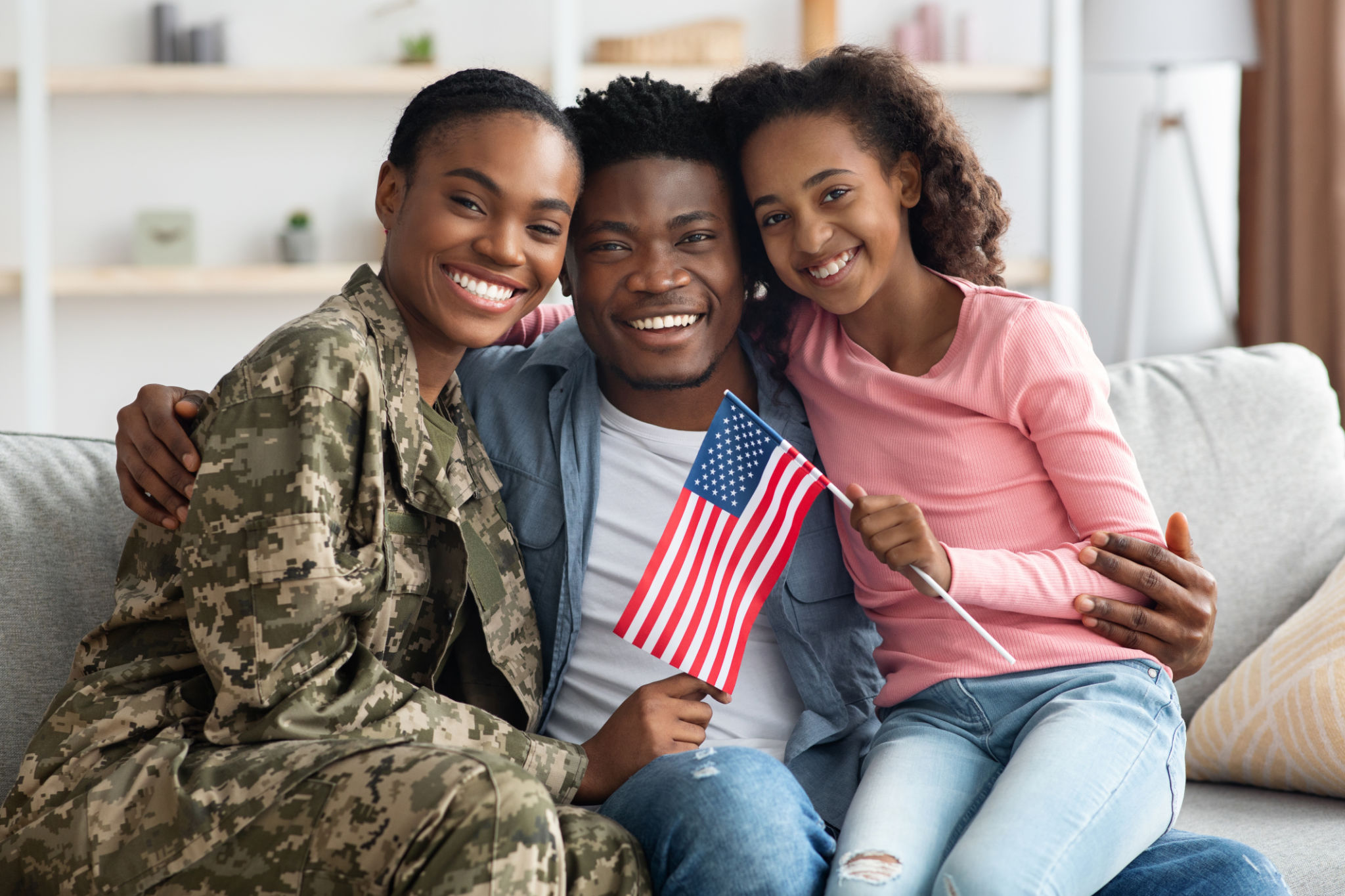Beautiful black family celebrating reunion at home Beautiful black family celebrating reunion at home