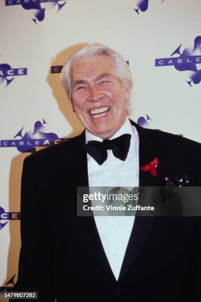 James Coburn attends the 14th Annual National CableACE Awards at Pantages Theatre in Hollywood, California, United States, 17th January 1993.