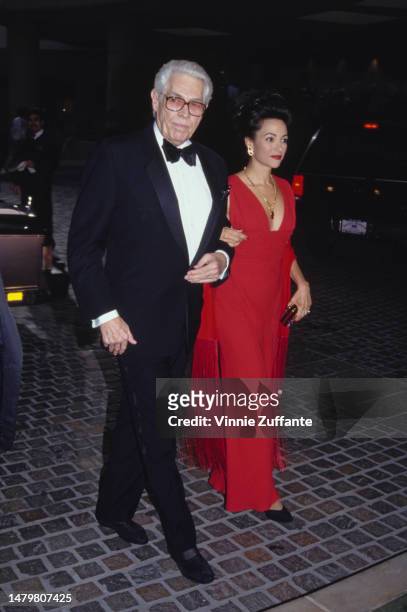James Coburn and Paula Murad attend the 50th Annual Golden Globe Awards at Beverly Hilton Hotel in Beverly Hills, California, United States, 23rd...