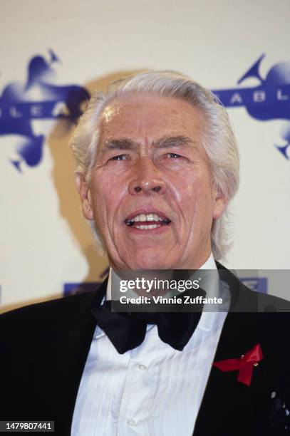 James Coburn attends the 14th Annual National CableACE Awards at Pantages Theatre in Hollywood, California, United States, 17th January 1993.