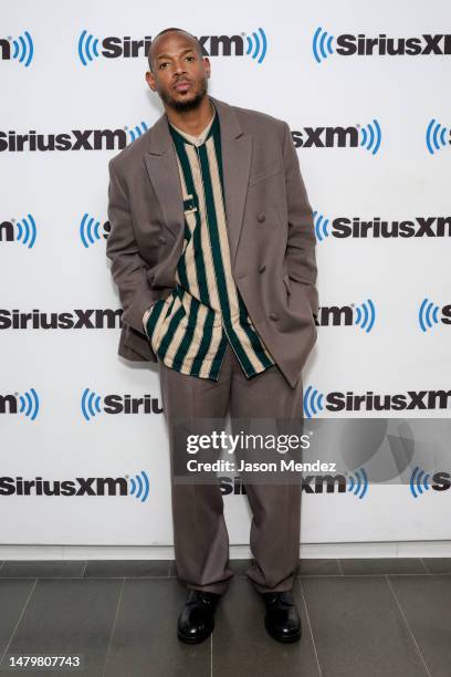 Marlon Wayans visits SiriusXM Studios on April 04, 2023 in New York City.