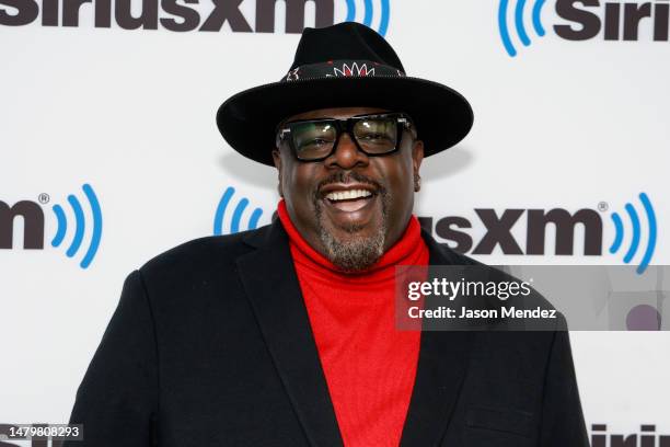 Cedric the Entertainer visits SiriusXM Studios on April 04, 2023 in New York City.