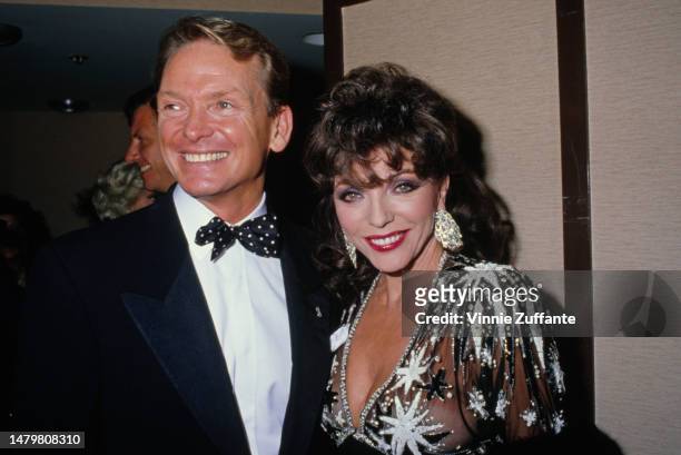 Bob Mackie and Joan Collins attend the 3rd Annual California Fashion Industry Friends of AIDS Project Los Angeles Benefit Dinner and Fashion Show...
