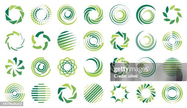 stockillustraties, clipart, cartoons en iconen met circles - disc golf