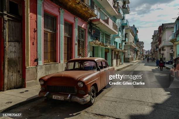 March 28, 2023. On the street in Old Havana on March 28, 2023 in Cuba.