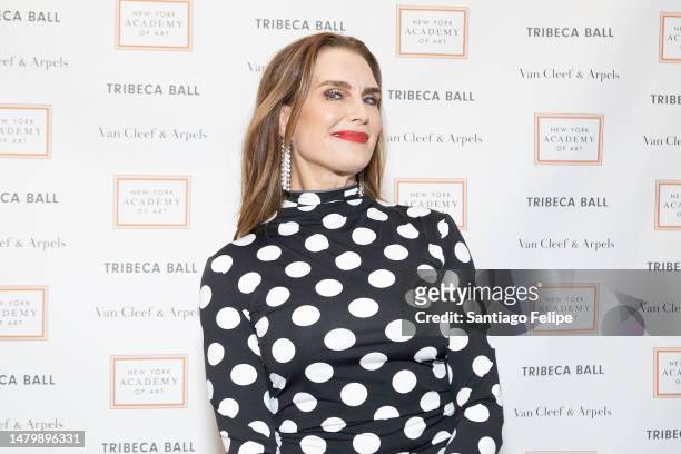 Brooke Shields attends the 2023 Tribeca Ball at New York Academy of Art on April 04, 2023 in New York City.