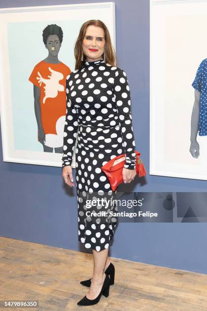 Brooke Shields attends the 2023 Tribeca Ball at New York Academy of Art on April 04, 2023 in New York City.