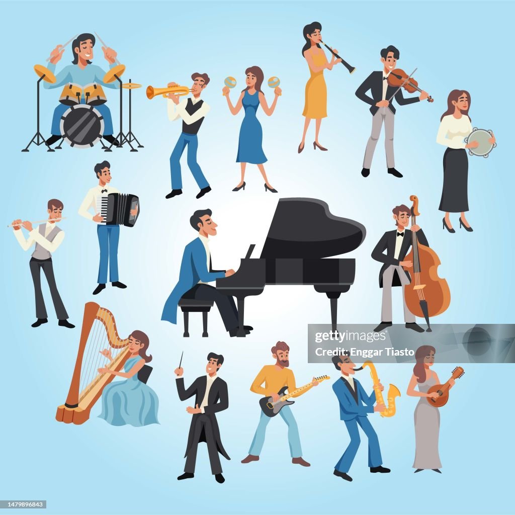 Vector Set Of Instruments High-Res Vector Graphic - Getty Images