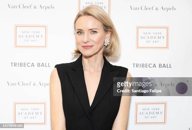 Naomi Watts attends the 2023 Tribeca Ball at New York Academy of Art on April 04, 2023 in New York City.