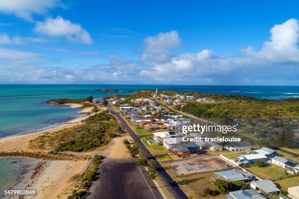 beachport südaustralien - south australia stock-fotos und bilder