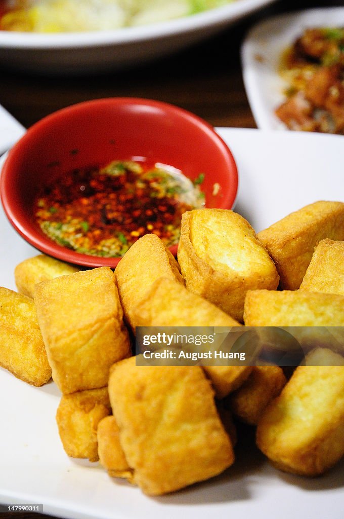 Crispy tofu