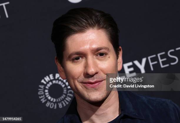 Michael Zegen attends PaleyFest LA 2023 - "The Marvelous Mrs. Maisel" at Dolby Theatre on April 04, 2023 in Hollywood, California.