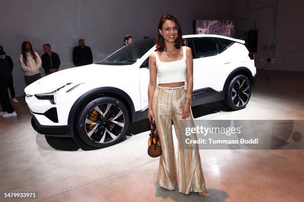 Nathalie Kelley attends the Polestar Celebrates the North American Debut of Polestar 3 In Los Angeles at NeueHouse Hollywood on April 04, 2023 in...
