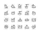 Line Meal Icons