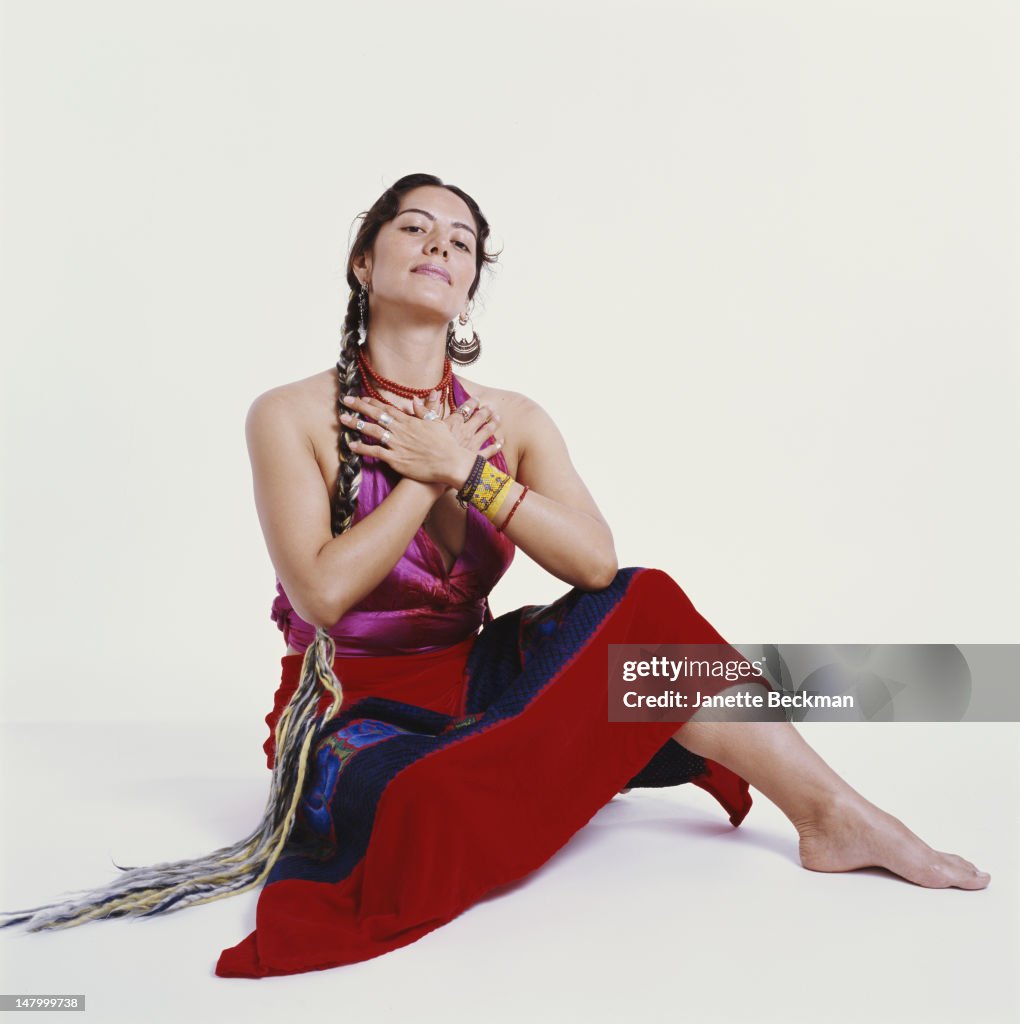 Mexican singer and songwriter Lila Downs, New York City, 2009. News