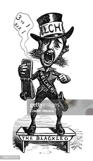 ilustraciones, imágenes clip art, dibujos animados e iconos de stock de caricatura de sátira británica ilustración de dibujos animados cómicos - chillar