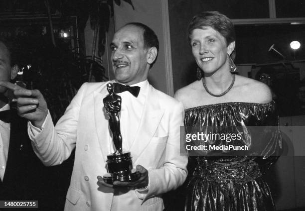 Ben Kingsley and Alison Sutcliffe during 55th Annual Academy Awards at Dorothy Chandler Pavilion in Los Angeles, CA on April 11, 1983 Credit: