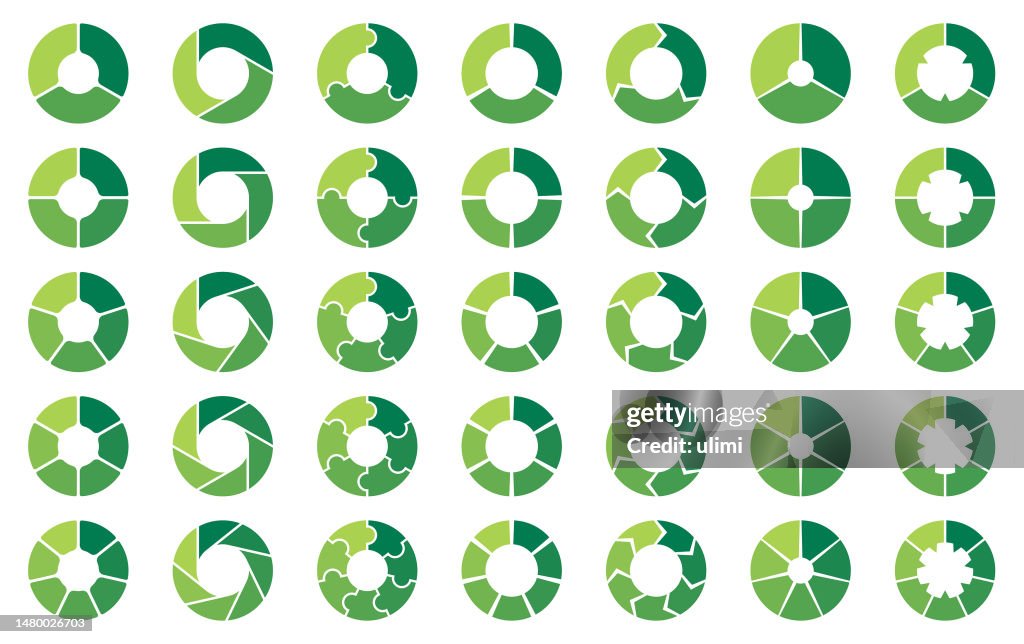 Circle Charts HighRes Vector Graphic Getty Images