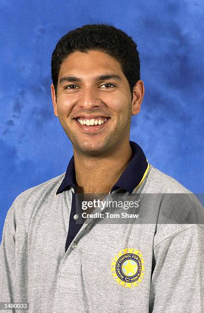 Portrait of Yuvraj Singh of India taken before the ICC Champions Trophy in Colombo, Sri Lanka on September 13, 2002.