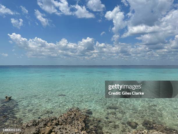 View over the Bay of Pigs on March 30, 2023 near Playa Larga, Cuba.