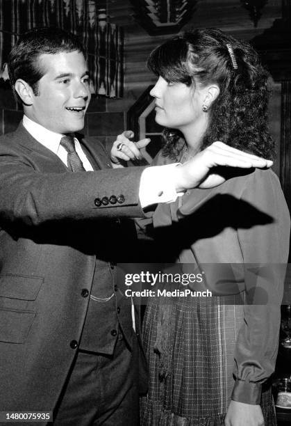 Lucie Arnaz with Desi Arnaz Jr. At the Easter Seal Telethon on March 19, 1978.