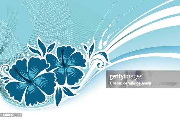 ilustrações de stock, clip art, desenhos animados e ícones de ornate springtime - ilhas do pacífico