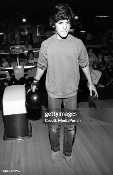 Matthew Labyorteaux at the Jerry Lewis Score A Strike Against Muscular Dystrophy at Matador Bowl on March 28, 1981.