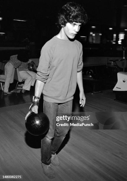 Matthew Labyorteaux at the Jerry Lewis Score A Strike Against Muscular Dystrophy at Matador Bowl on March 28, 1981.