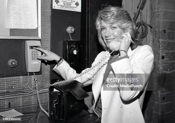 Susan Sullivan at the KTTV Cerebral Palsy Telethon at The KTTV Studios in Hollywood, California on January 16, 1982.