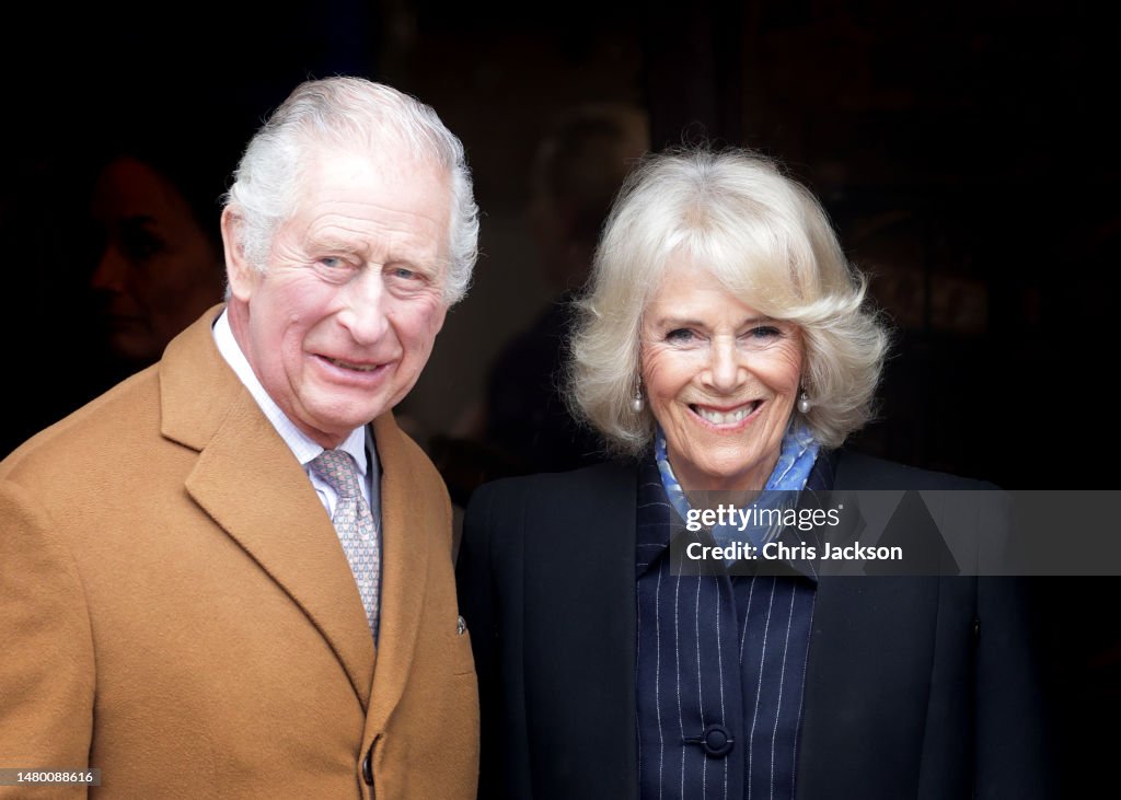 King Charles III And The Queen Consort Visit Malton In Yorkshire