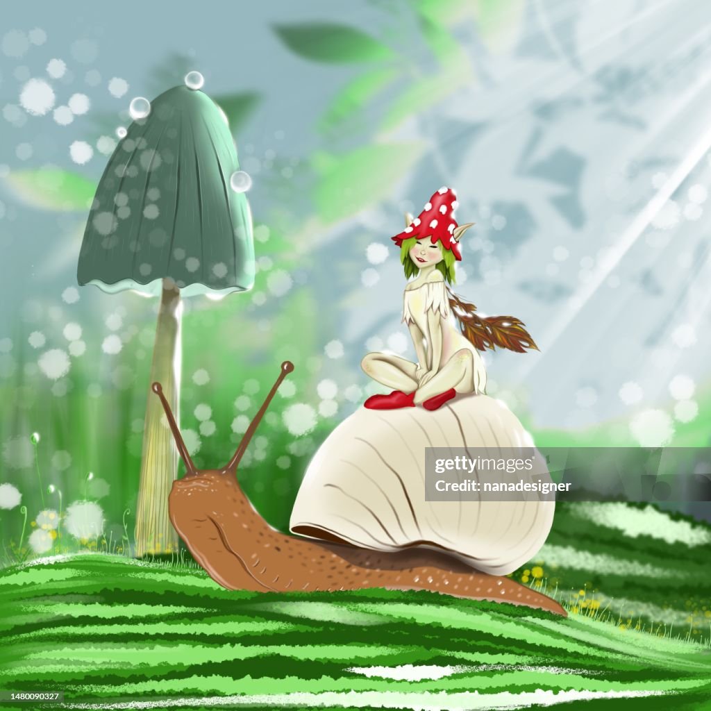 The Little fairy and the snail