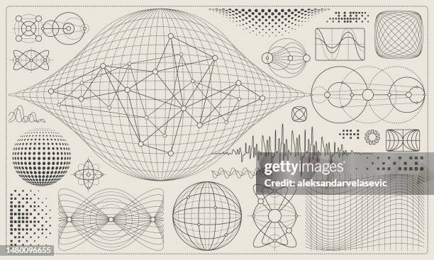abstrakte technologie-hintergrund - complex network diagram stock-grafiken, -clipart, -cartoons und -symbole