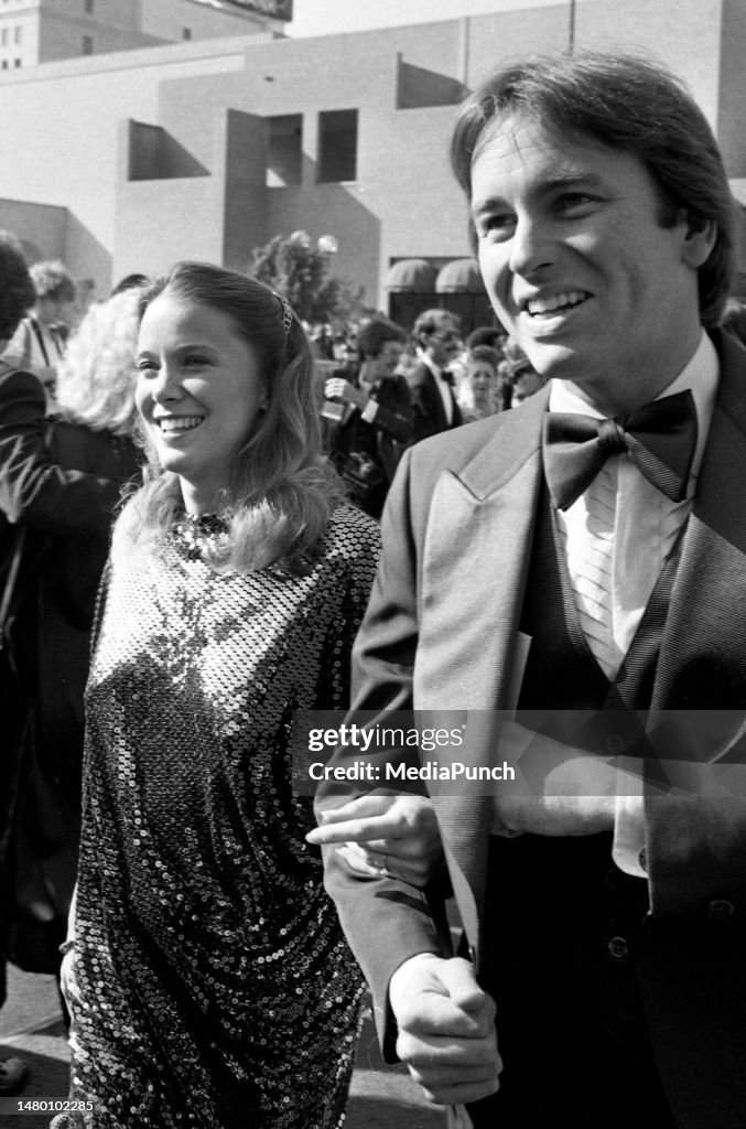 John Ritter and Nancy Morgan at the 33rd Emmy Awards at the Pasadena ...