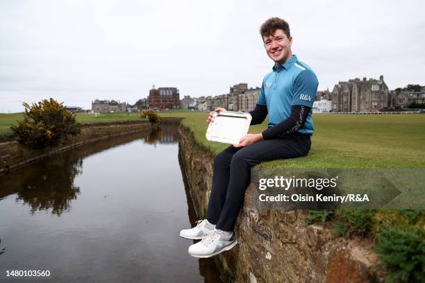 Ryan Griffin of Ireland, winner of The R&A Student Tour Series Men's Order of Merit 2023 on Day Three of the R&A Student Tour Series Final at St...