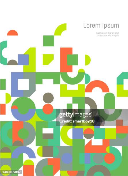 abstract geometric pattern template - mindfulness background stock illustrations
