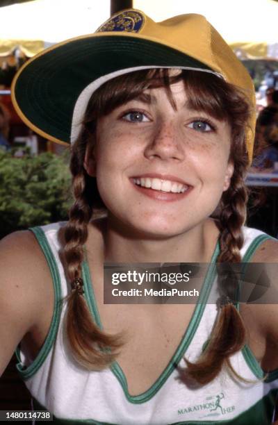 Dana Plato at a Special Olympics event in 1979.