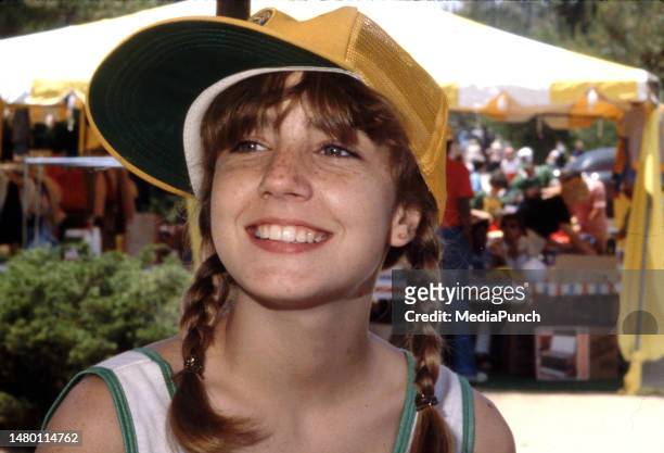 Dana Plato at a Special Olympics event in 1979.