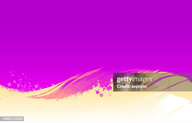 pink wave flow background - purity stock illustrations