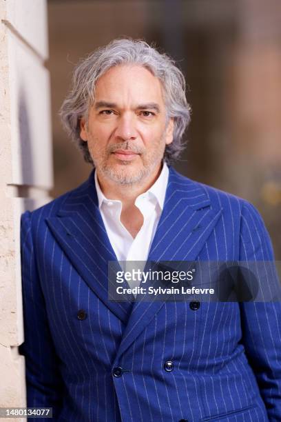 Italian director Andrea Di Stefano poses during the 3rd Reims Polar Film Festival on April 05, 2023 in Reims, France.