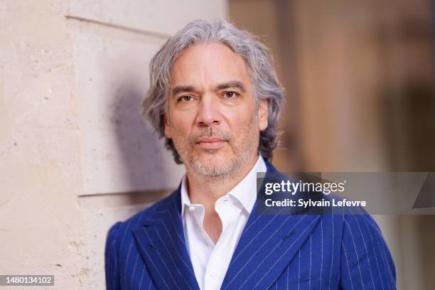 Italian director Andrea Di Stefano poses during the 3rd Reims Polar Film Festival on April 05, 2023 in Reims, France.