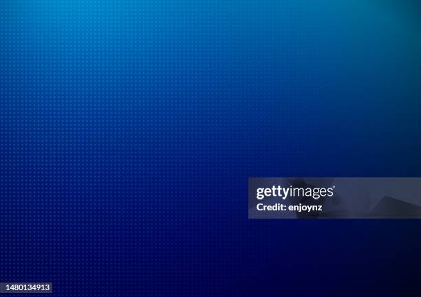 ilustraciones, imágenes clip art, dibujos animados e iconos de stock de patrón texturizado de puntos de medio tono azul brillante - fondo azul