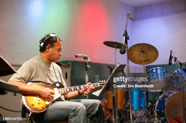 Musician Ray Parker Jr. During a recording session at the Sound Factory in Los Angeles, California on November 24, 2008.