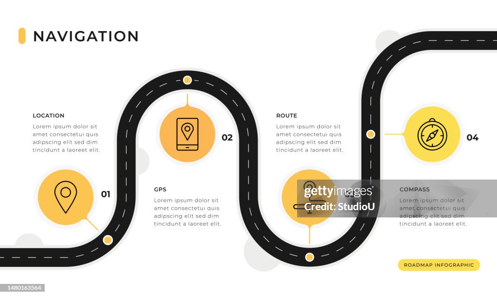 Navigation Infographic Template High-Res Vector Graphic - Getty Images