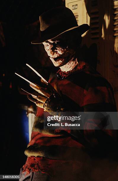 American actor Robert Englund poses, in character as Freddy Krueger, New York, New York, circa 1986.